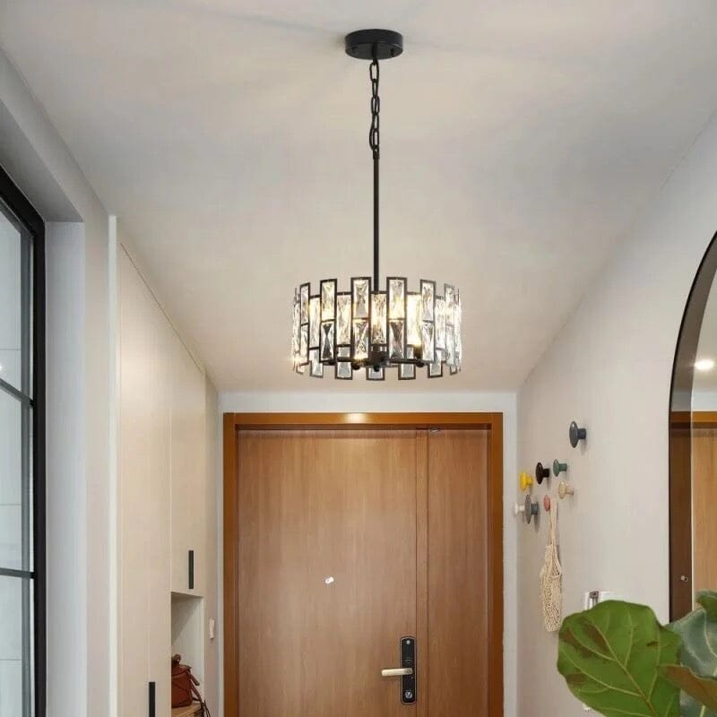 Nova Crystal Pendant Light in Stainless Steel with K9 Crystals and LED - OpalDwell