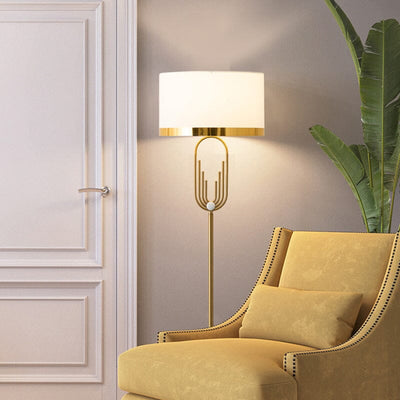 Aurelia | Art Deco Floor Lamp in Gold OpalDwell