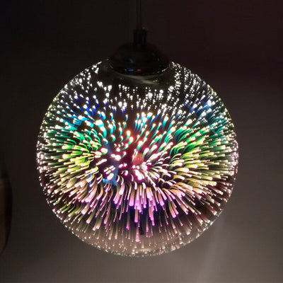 Prismora 3D Glass Dome Pendant Light - Colorful Modern - OpalDwell