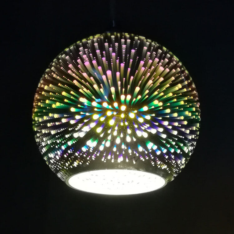 Prismora 3D Glass Dome Pendant Light - Colorful Modern - OpalDwell