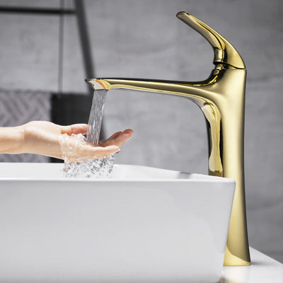 Cavelle Single-Handle One-Hole Vessel Bathroom Sink Faucet | OpalDwell OpalDwell
