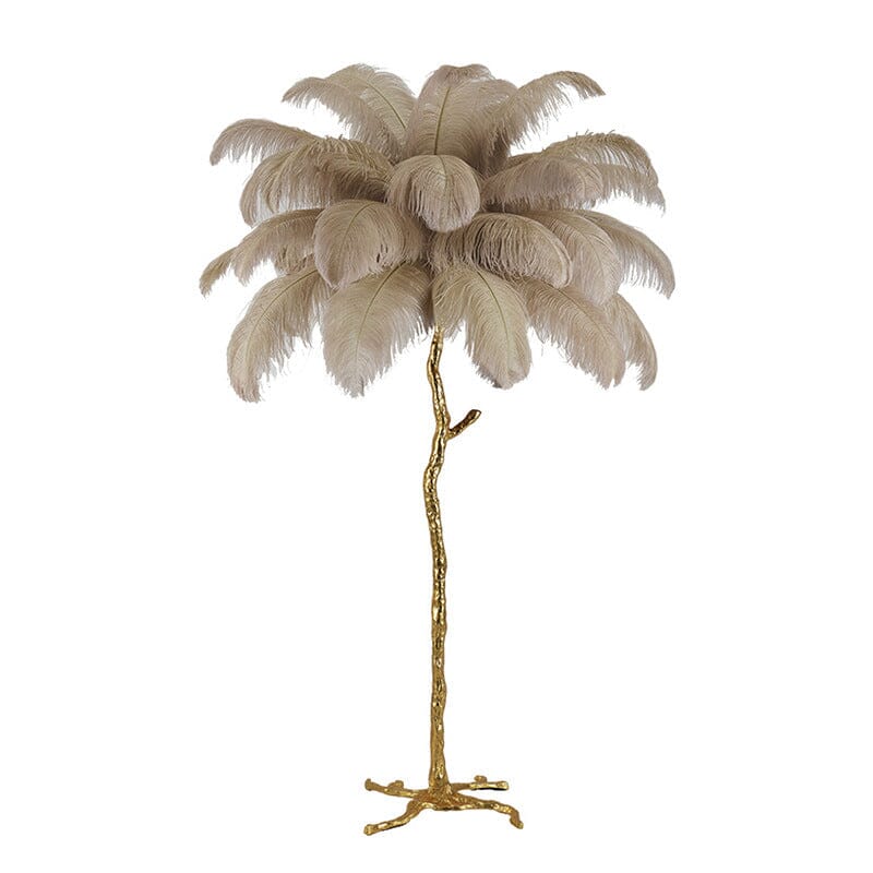 Lunara Feather Effect Floor Lamp OpalDwell