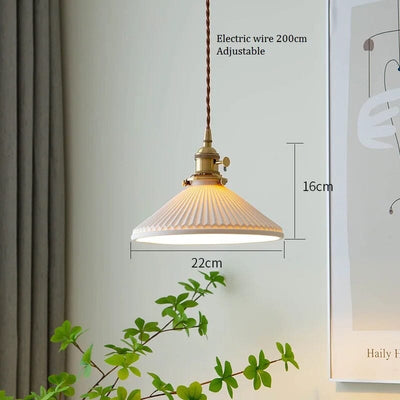 Liora | White Ceramic Pendant Lights - OpalDwell