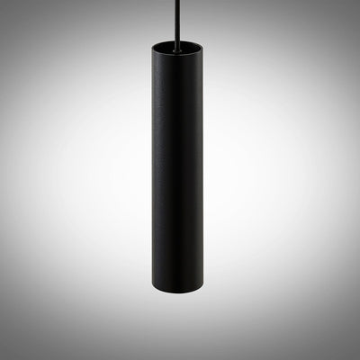 Black Aluminum Tube Pendant Light for Modern Kitchen - OpalDwell