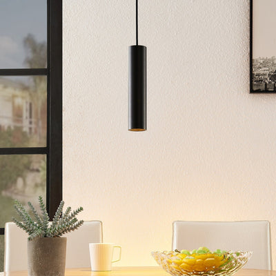 Black Aluminum Tube Pendant Light for Modern Kitchen - OpalDwell
