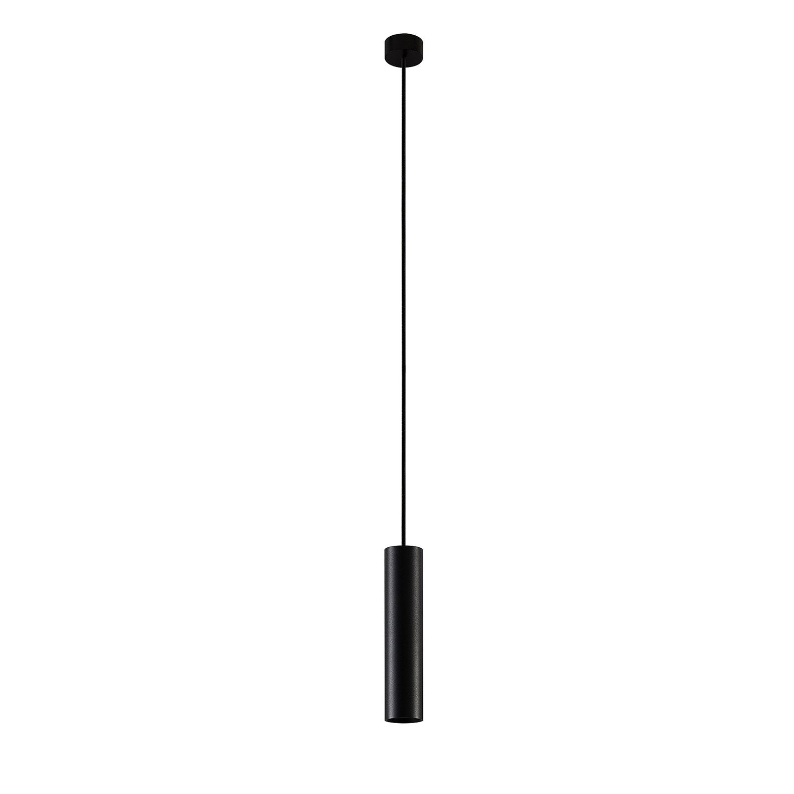 Black Aluminum Tube Pendant Light for Modern Kitchen - OpalDwell