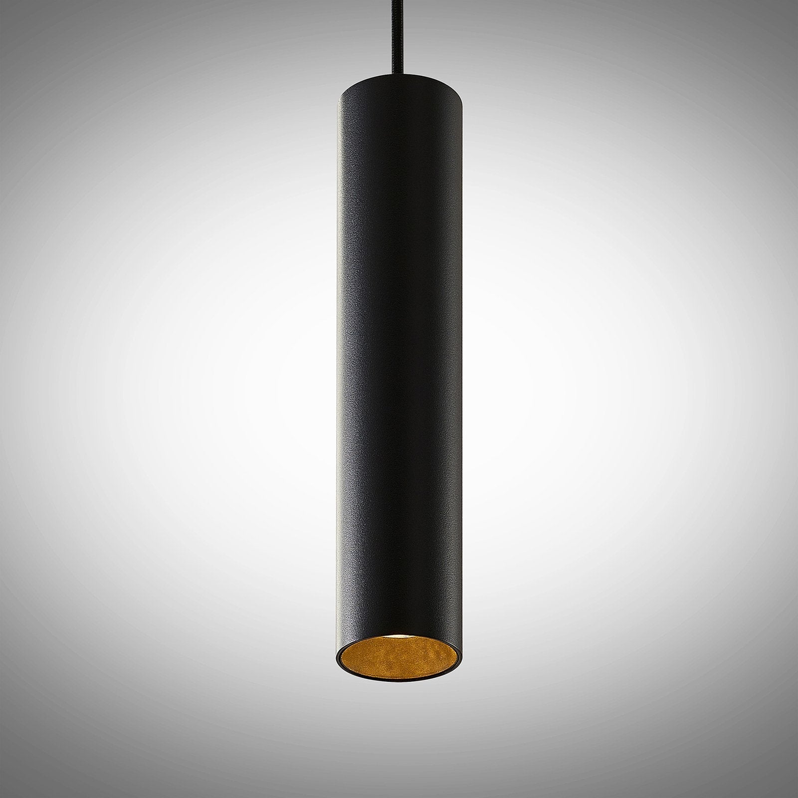 Black Aluminum Tube Pendant Light for Modern Kitchen - OpalDwell