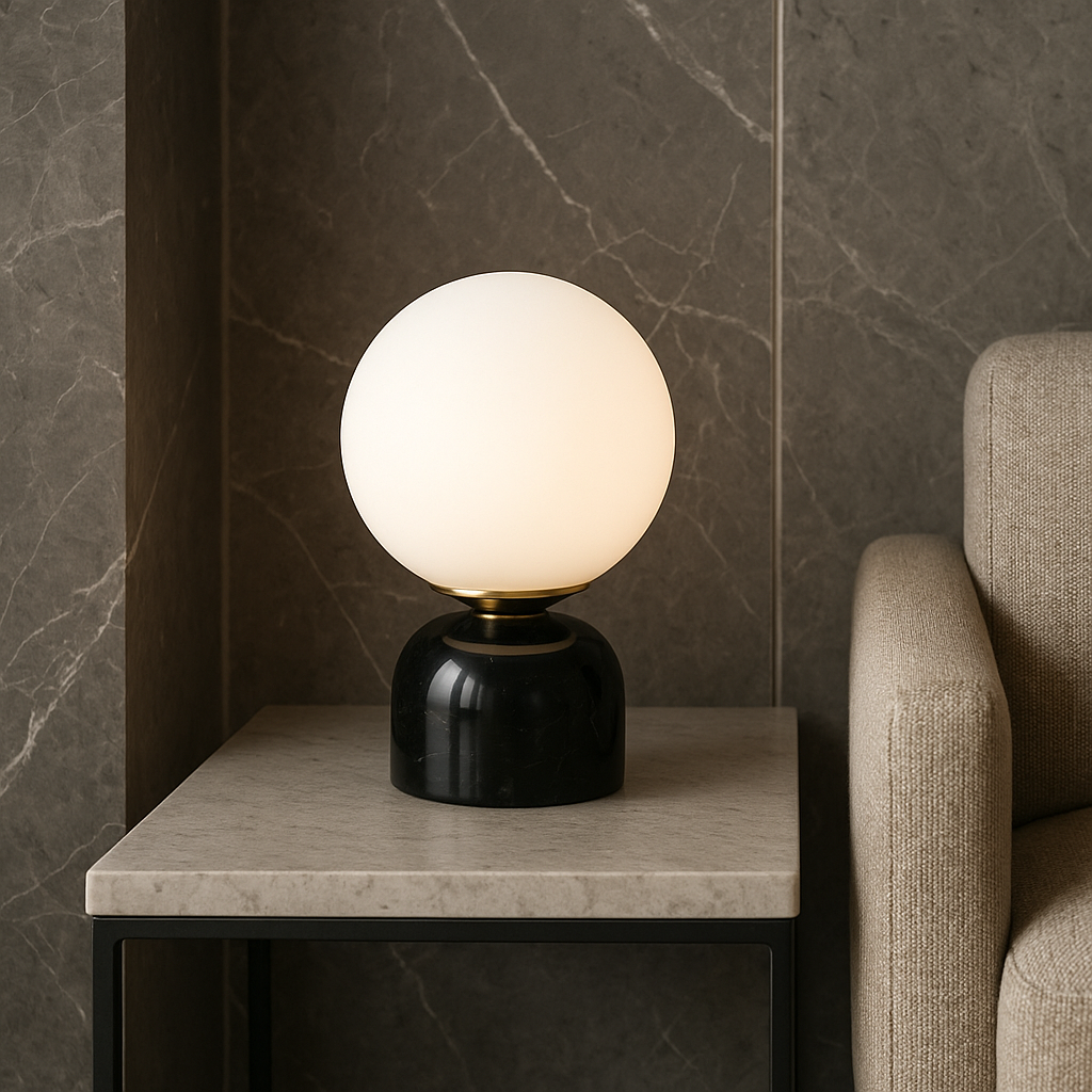 Marble Lamp Minimalist Decorative Lighting For Any Room - OpalDwell