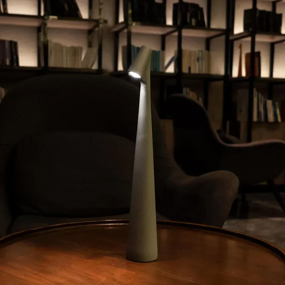 LumaNord Wireless LED Table Lamp for Reading and Dining Rooms with Soft Ambience - OpalDwell