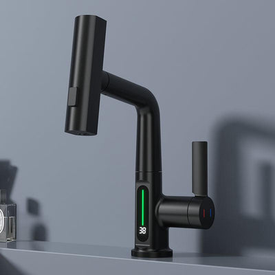 Vellaro Single Hole Brass Faucet for Hot and Cold Water | OpalDwell OpalDwell