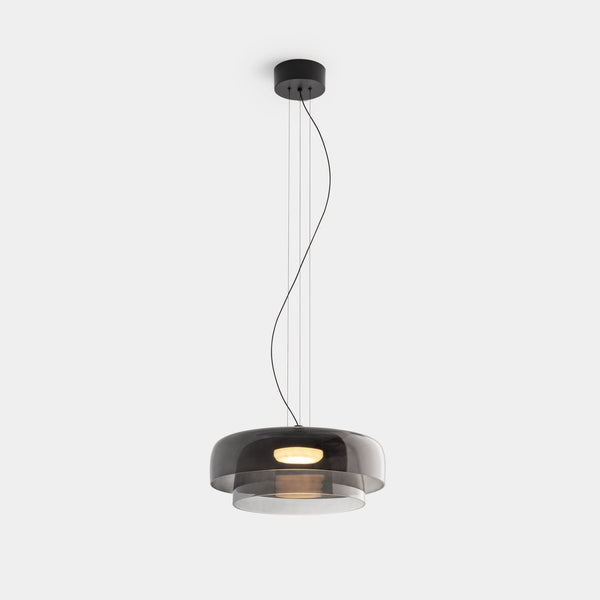 FjordLumen Glass Pendant Light Norwegian Craft Lighting - OpalDwell