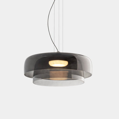 FjordLumen Glass Pendant Light Norwegian Craft Lighting - OpalDwell