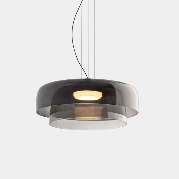 FjordLumen Glass Pendant Light Norwegian Craft Lighting - OpalDwell