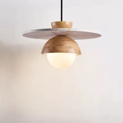 Modern Wood Pendant Light With Minimalist Design Aesthetic OpalDwell