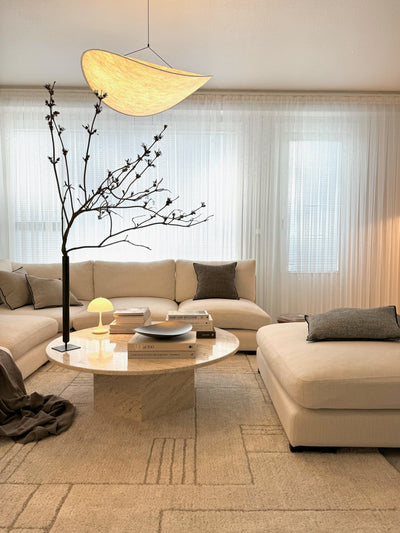 Lyria | Chip-Shaped Leaf Chandelier - OpalDwell