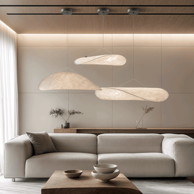 Lyria | Chip-Shaped Leaf Chandelier - OpalDwell