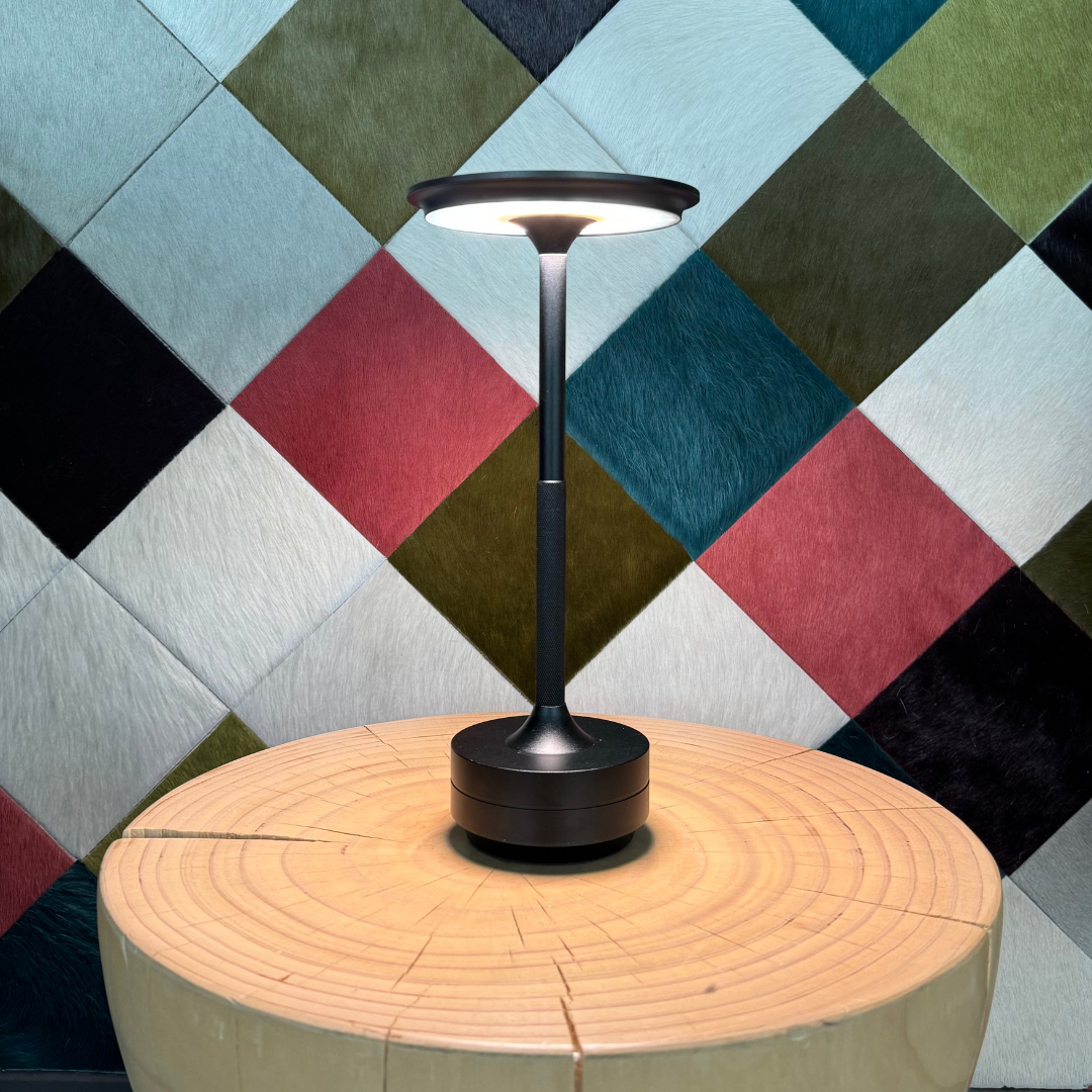 Rechargeable Cordless LED Table Lamp With Touch Dimmer And Modern Metal Design - OpalDwell