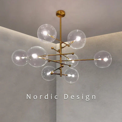 Sorren | Glass Chandelier - OpalDwell