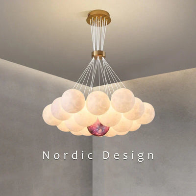 Lunara | Celestial Bubble Chandelier - OpalDwell