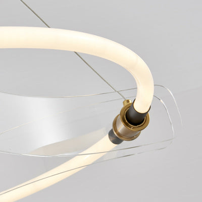Ambient Lighting With Acrylic Chandelier For Modern Spaces OpalDwell