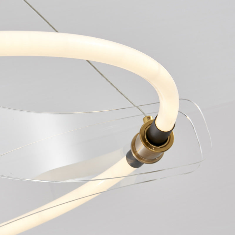 Ambient Lighting With Acrylic Chandelier For Modern Spaces OpalDwell