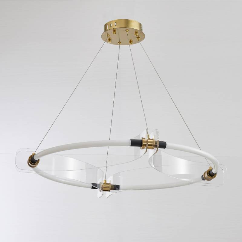 Ambient Lighting With Acrylic Chandelier For Modern Spaces OpalDwell