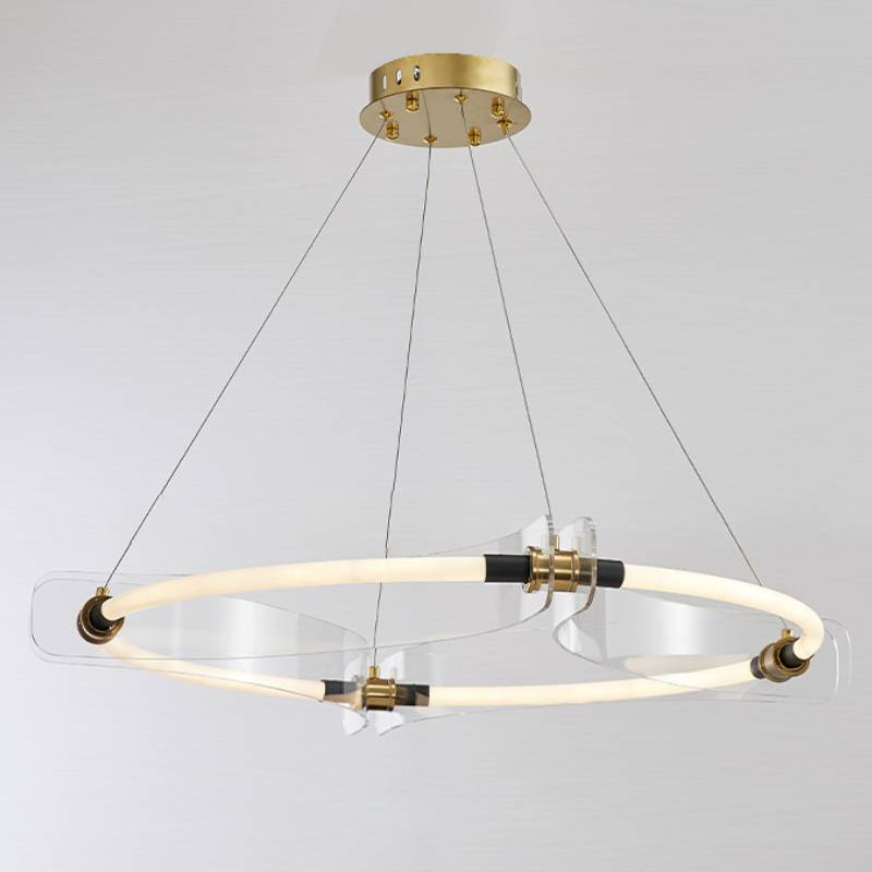 Ambient Lighting With Acrylic Chandelier For Modern Spaces OpalDwell