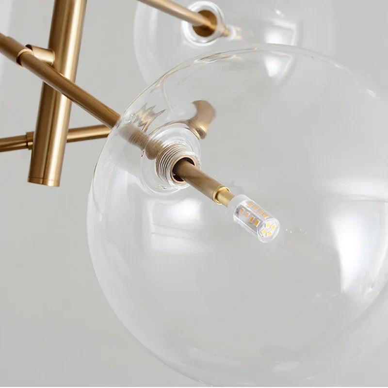 Sorren | Glass Chandelier - OpalDwell
