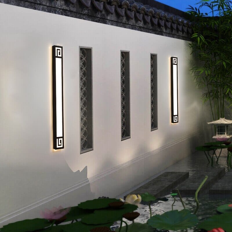 NovaGuard Modern Weather-Resistant Outdoor Wall Lamp With LED - OpalDwell