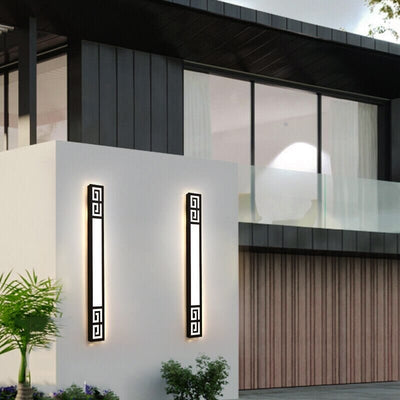 NovaGuard Modern Weather-Resistant Outdoor Wall Lamp With LED - OpalDwell