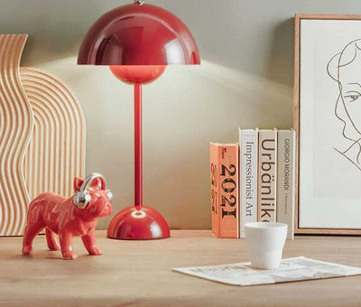 LumaMyco Mushroom Lamp Vintage Mid Century Glow Edition - OpalDwell