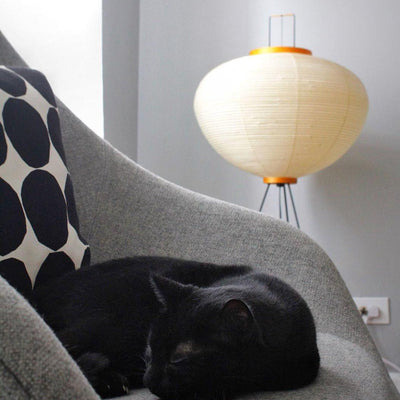 Kaze Rice Paper Floor Lamp - Japanese-Inspired Ambient Glow OpalDwell
