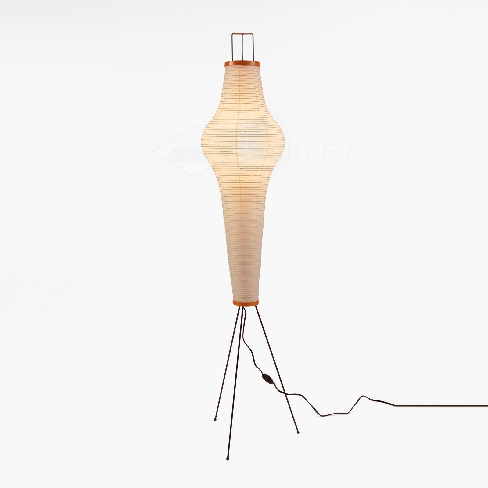 Kaze Rice Paper Floor Lamp - Japanese-Inspired Ambient Glow OpalDwell