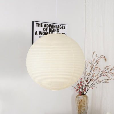 Kirei Studio Pendant Light Akari Inspired Mid Century Lamp OpalDwell