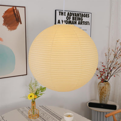 Kirei Studio Pendant Light Akari Inspired Mid Century Lamp OpalDwell
