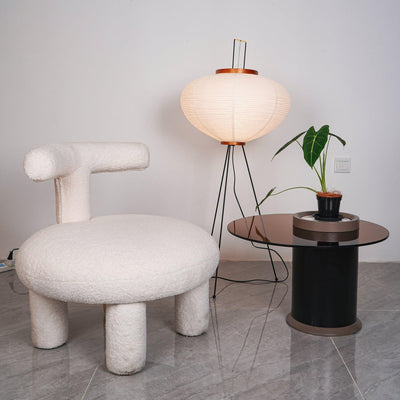 Kazumi Rice Paper Floor Lamp by OpalDwell Soft Ambient Glow OpalDwell