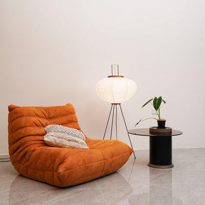 Kazumi Rice Paper Floor Lamp by OpalDwell Soft Ambient Glow OpalDwell
