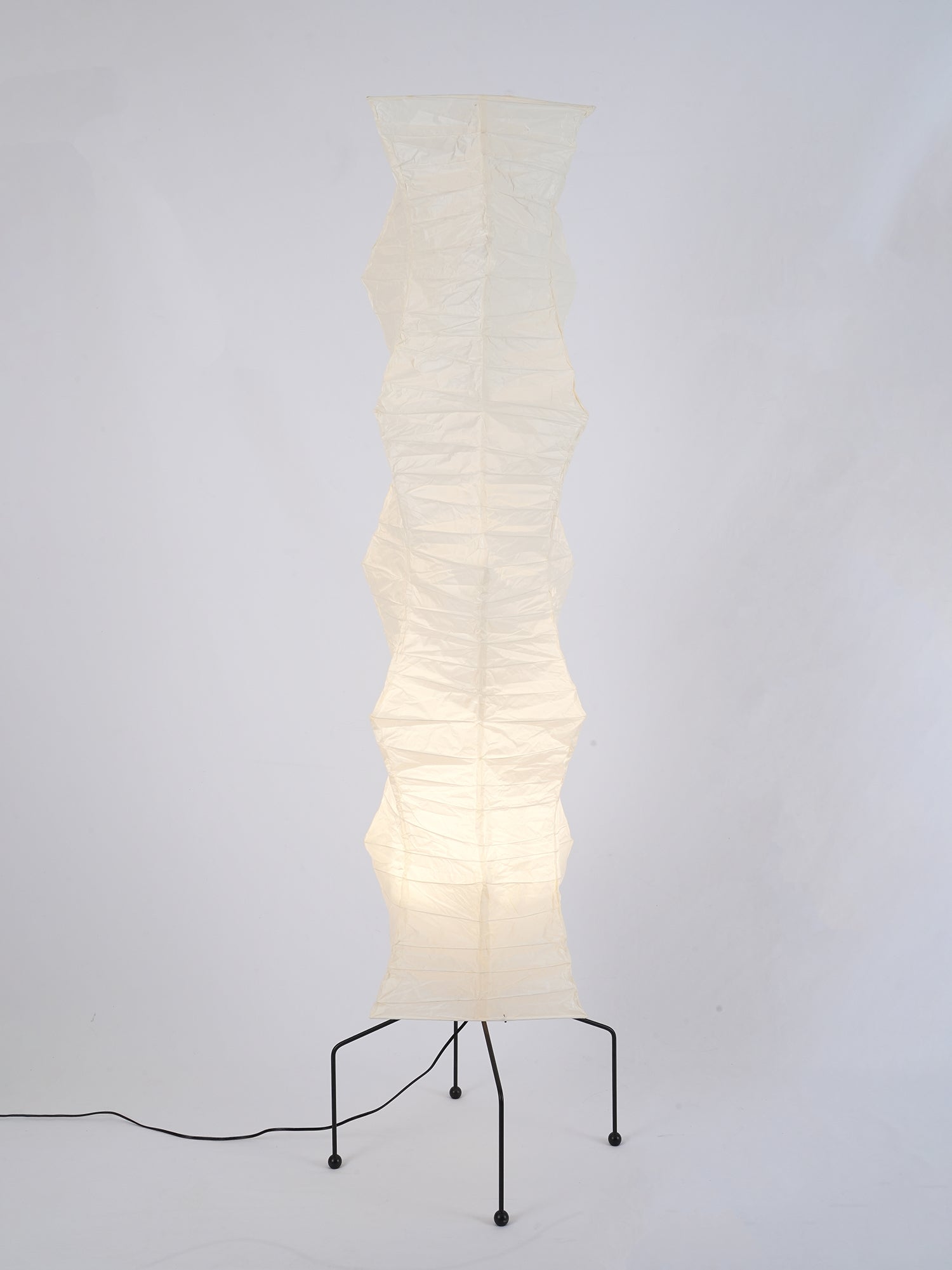Kaze Rice Paper Floor Lamp - Japanese-Inspired Ambient Glow OpalDwell