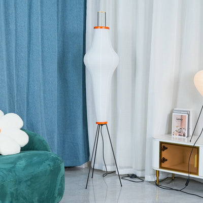 Kazumi Rice Paper Floor Lamp by OpalDwell Soft Ambient Glow OpalDwell