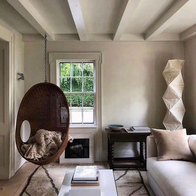 Kazumi Rice Paper Floor Lamp by OpalDwell Soft Ambient Glow OpalDwell