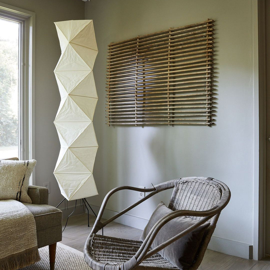 Kaze Rice Paper Floor Lamp - Japanese-Inspired Ambient Glow OpalDwell