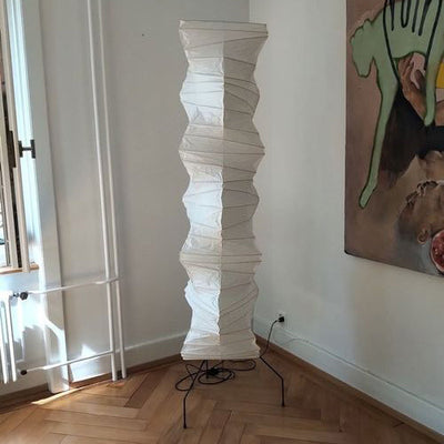 Kaze Rice Paper Floor Lamp - Japanese-Inspired Ambient Glow OpalDwell