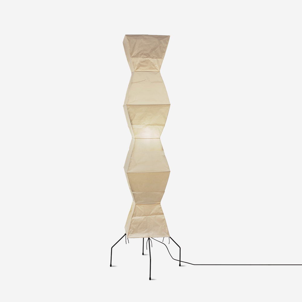 Kazumi Rice Paper Floor Lamp by OpalDwell Soft Ambient Glow OpalDwell