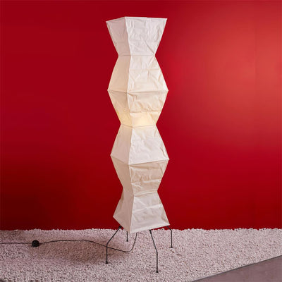 Kazumi Rice Paper Floor Lamp by OpalDwell Soft Ambient Glow OpalDwell