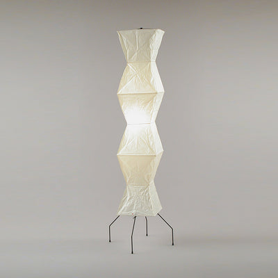 Kazumi Rice Paper Floor Lamp by OpalDwell Soft Ambient Glow OpalDwell