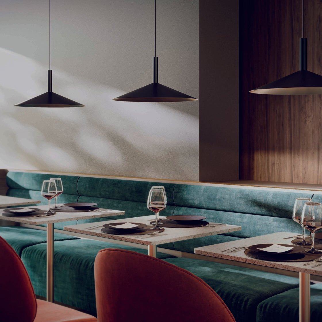 Lumenix Cone Pendant Light For Modern Spaces Soft Glow - OpalDwell