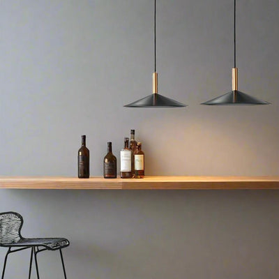 Quanta Cone Pendant Light With Soft Glow For Modern Spaces - OpalDwell