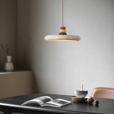 Contemporary Travertine Pendant Light For Modern Interiors OpalDwell