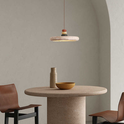 Contemporary Travertine Pendant Light For Modern Interiors OpalDwell