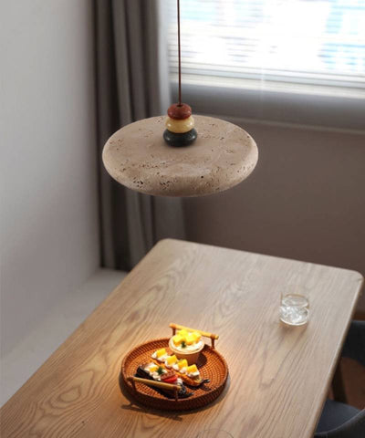 Contemporary Travertine Pendant Light For Modern Interiors OpalDwell
